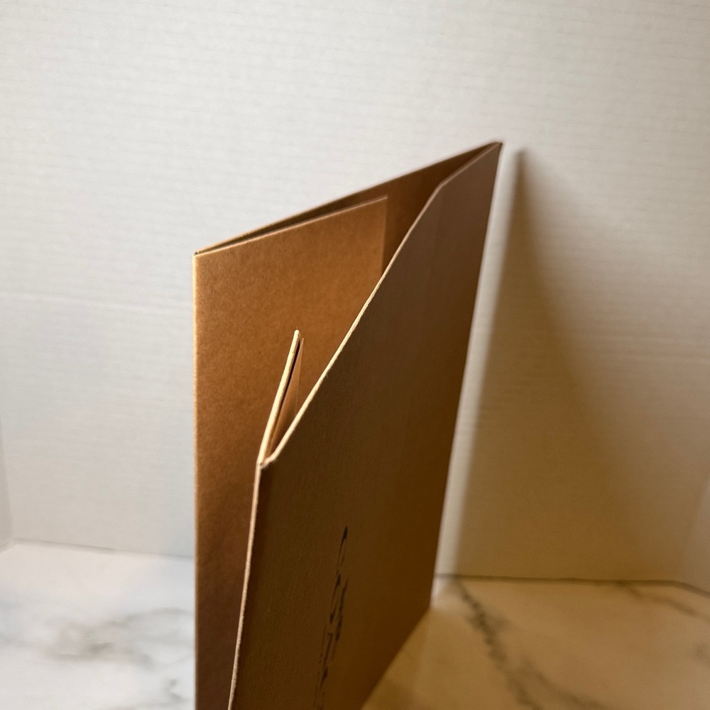 Authentic Coach Brown Gift Box with Sticker, Card, and Tissue Paper. New. - Picture 10 of 14